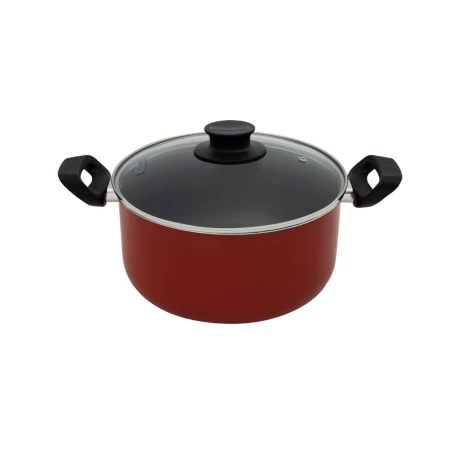 Olla antiadherente 4L Rojo linea Tropicos Martinazzo Olla antiadherente 4L Rojo linea Tropicos Martinazzo