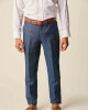 Pantalón Lino Corte Clásico Azul