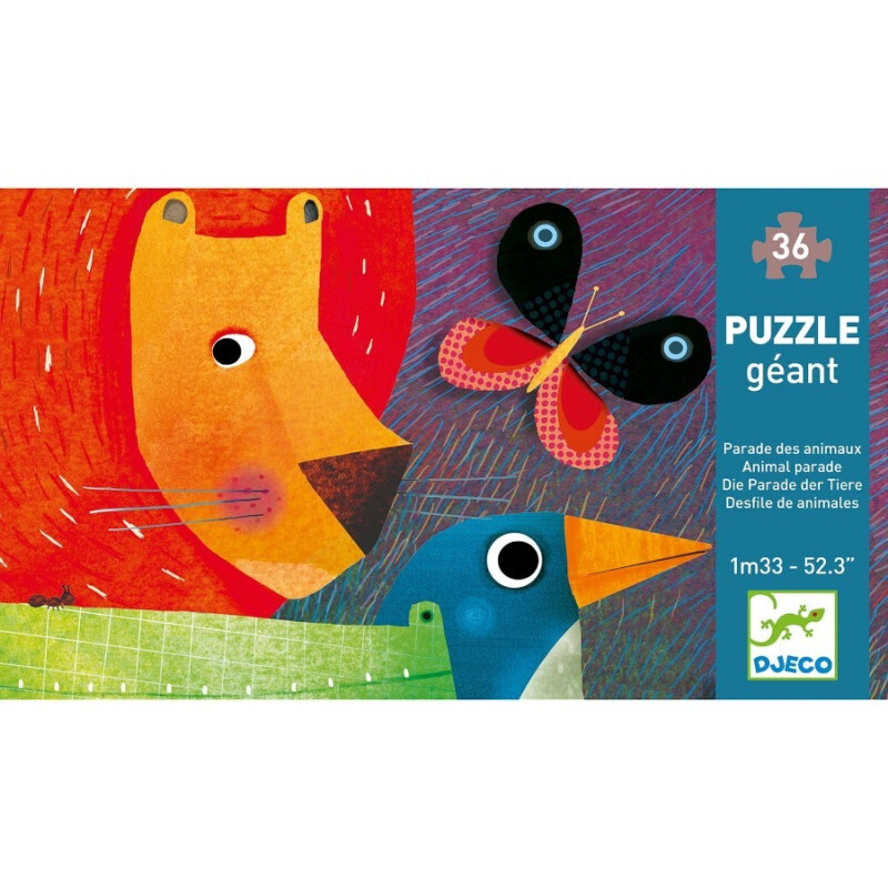 Puzzle Gigante Desfile de Animales Djeco Puzzle Gigante Desfile de Animales Djeco