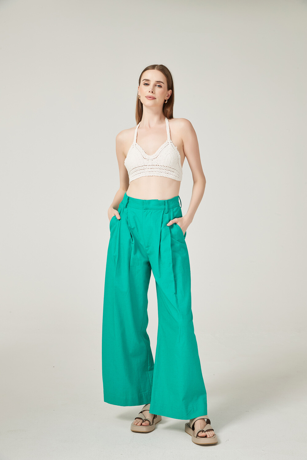 Pantalon Parsa Verde Jade