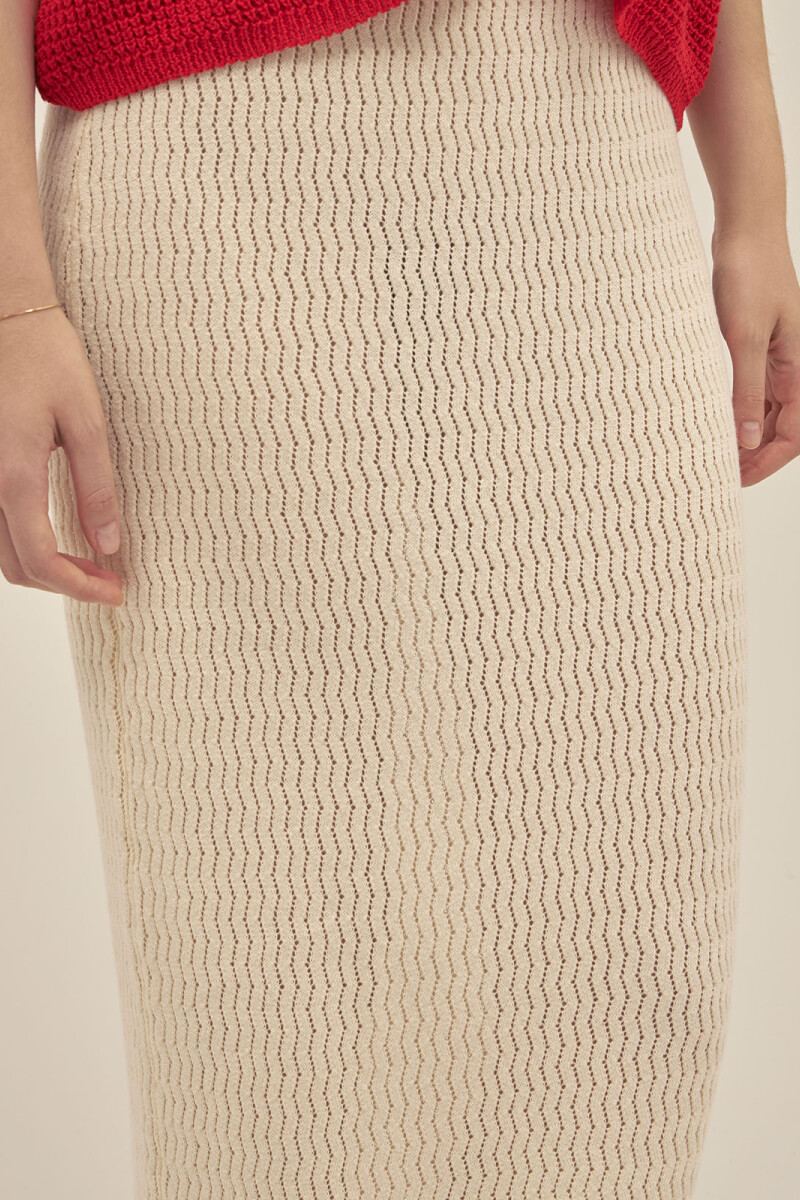 IBIZA SKIRT Cream