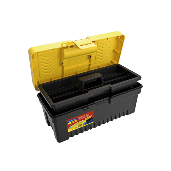 Caja de herramientas 13", cierre plástico -TRAMONTINA TN0816