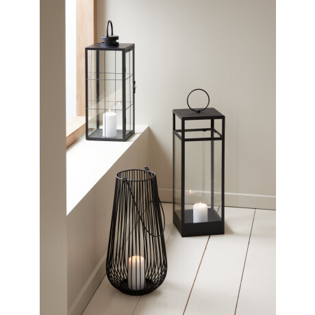 Farol VILLADS A20xL20xA50cm negro Negro