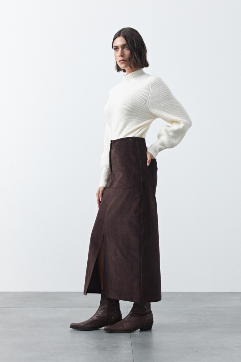 FALDA GOLDFIELD Chocolate