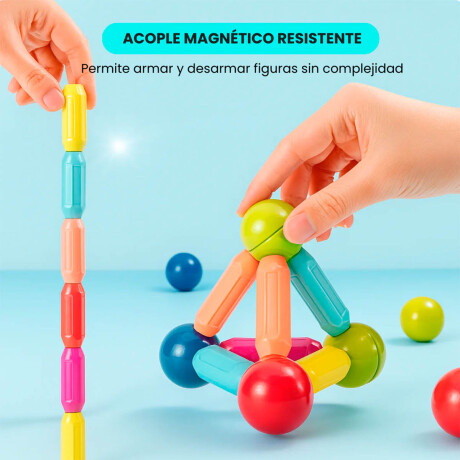 Juego Bloques Sticks Magnéticos 166pcs Construcción Juego Bloques Sticks Magnéticos 166pcs Construcción