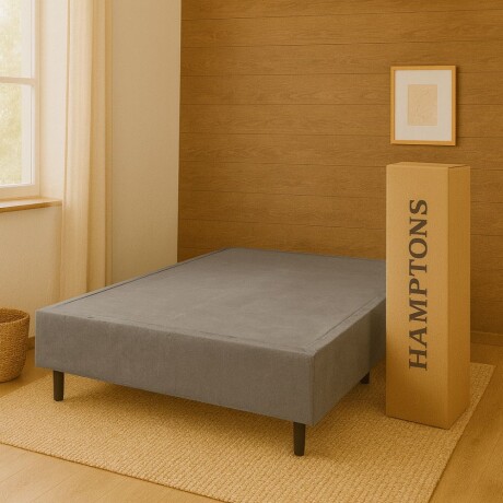 Smart Box Hamptons 2 Plazas 140x190 cm Gris