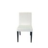 Silla en madera tapizada en tela - Unidades con detalles Silla en madera tapizada en tela - Unidades con detalles