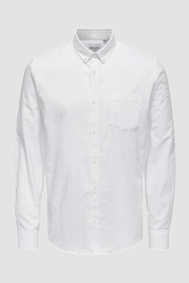 Camisa Manga Larga Regular Fit White