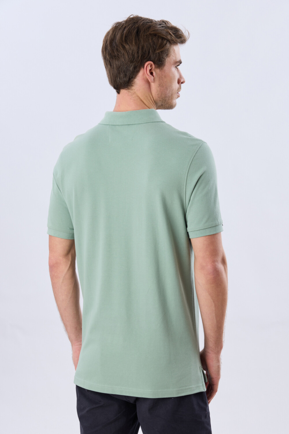 REMERA POLO LISA PIQUÉ Verde Claro