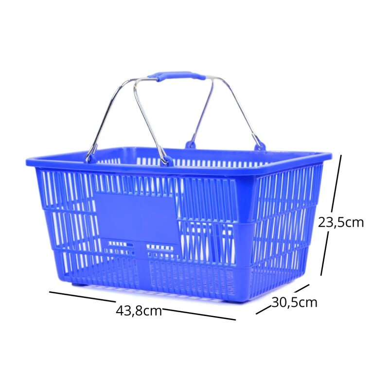 Canasto supermercado AZUL
