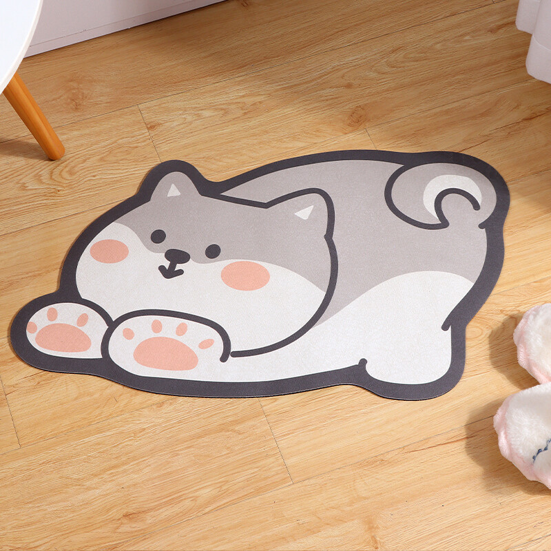 Alfombra Shiba Inu - Gris Alfombra Shiba Inu - Gris