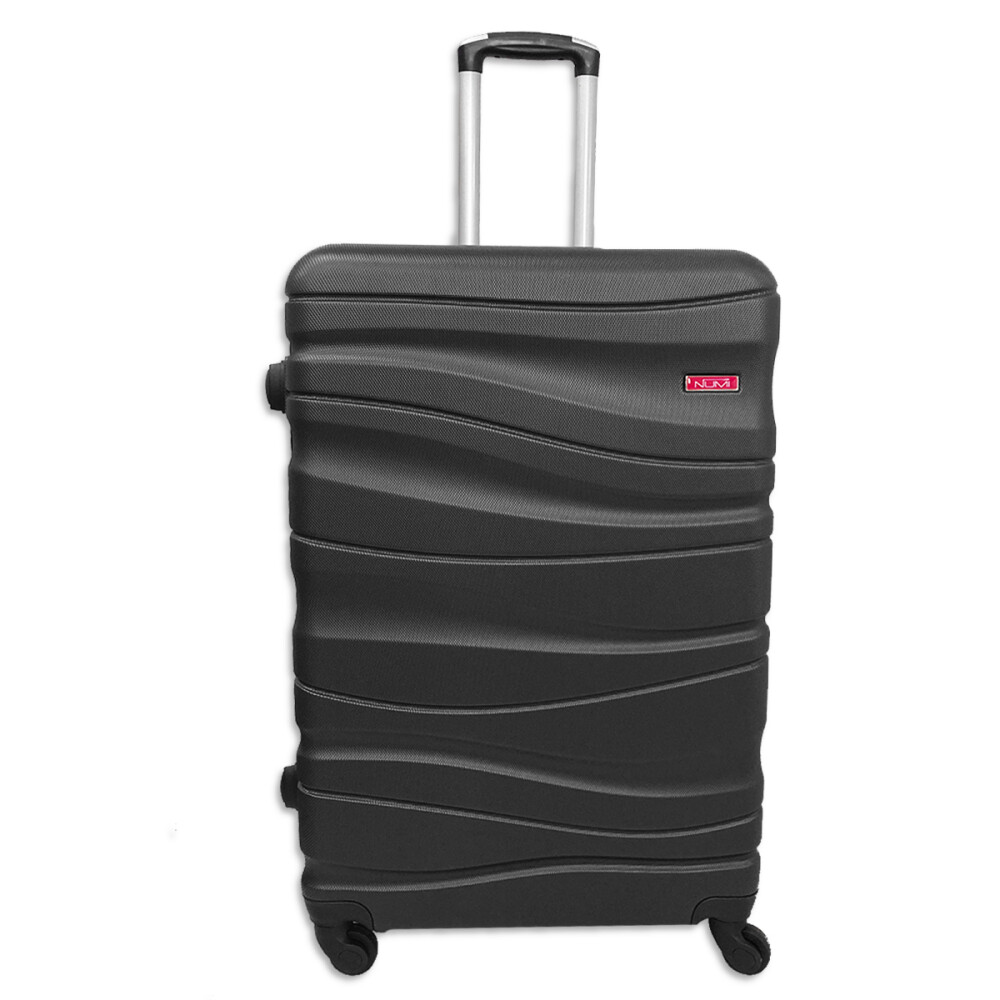 Valija Grande 4 Ruedas Rígida Mango Telescópico Negro