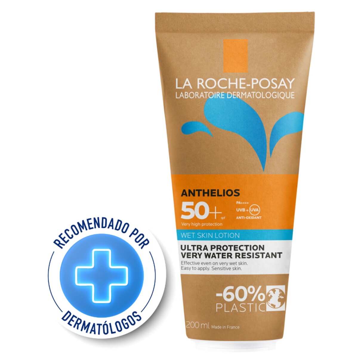 Protector Solar SPF50+ La Roche Posay Anthelios Wet Skin 200ml 