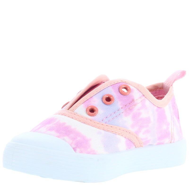 Championes Infantiles Croco Kids SPAR con elástico sin cordones Rosado - Blanco