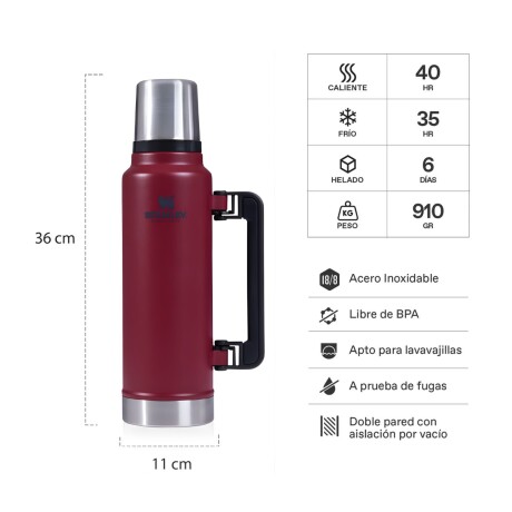 Termo Stanley Ultra 1.4 Litros Con Tapón Cebador Bordo