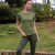 Remera de Microfibra. Verde