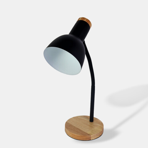 LAMPARA NEGRA/BAMBU 40X14CM Unica