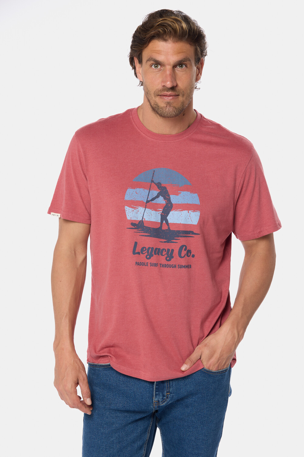 REMERA ESTAMPADA Bordo