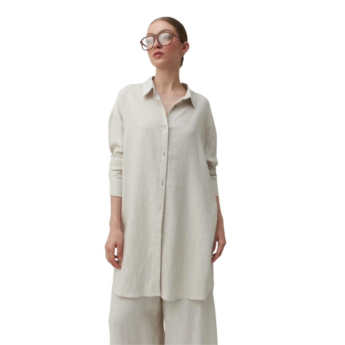 VESTIDO BASILE XS-XL - HUESO 