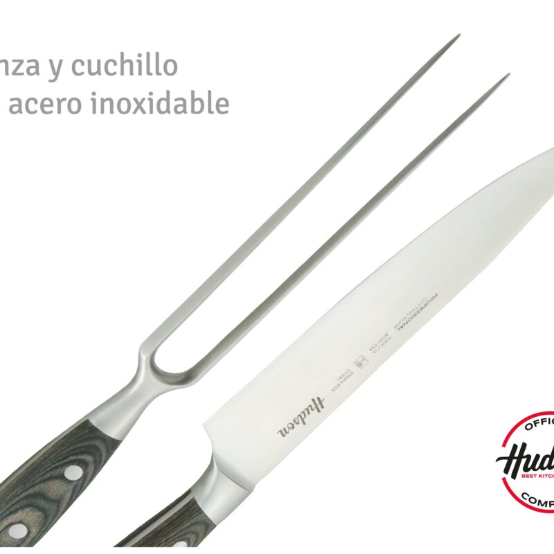 Set asador 2 Pzas cuchilla + Trinche Professional Hudson Set Asador 2 Pzas Cuchilla + Trinche Professional Hudson
