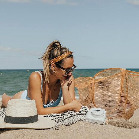 Bolso Calado Para Playa Con Bolsillo Marrón