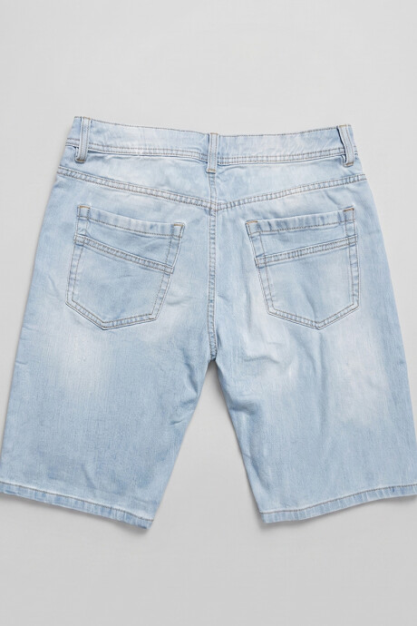 BERMUDA JEAN FAROL Azul Claro