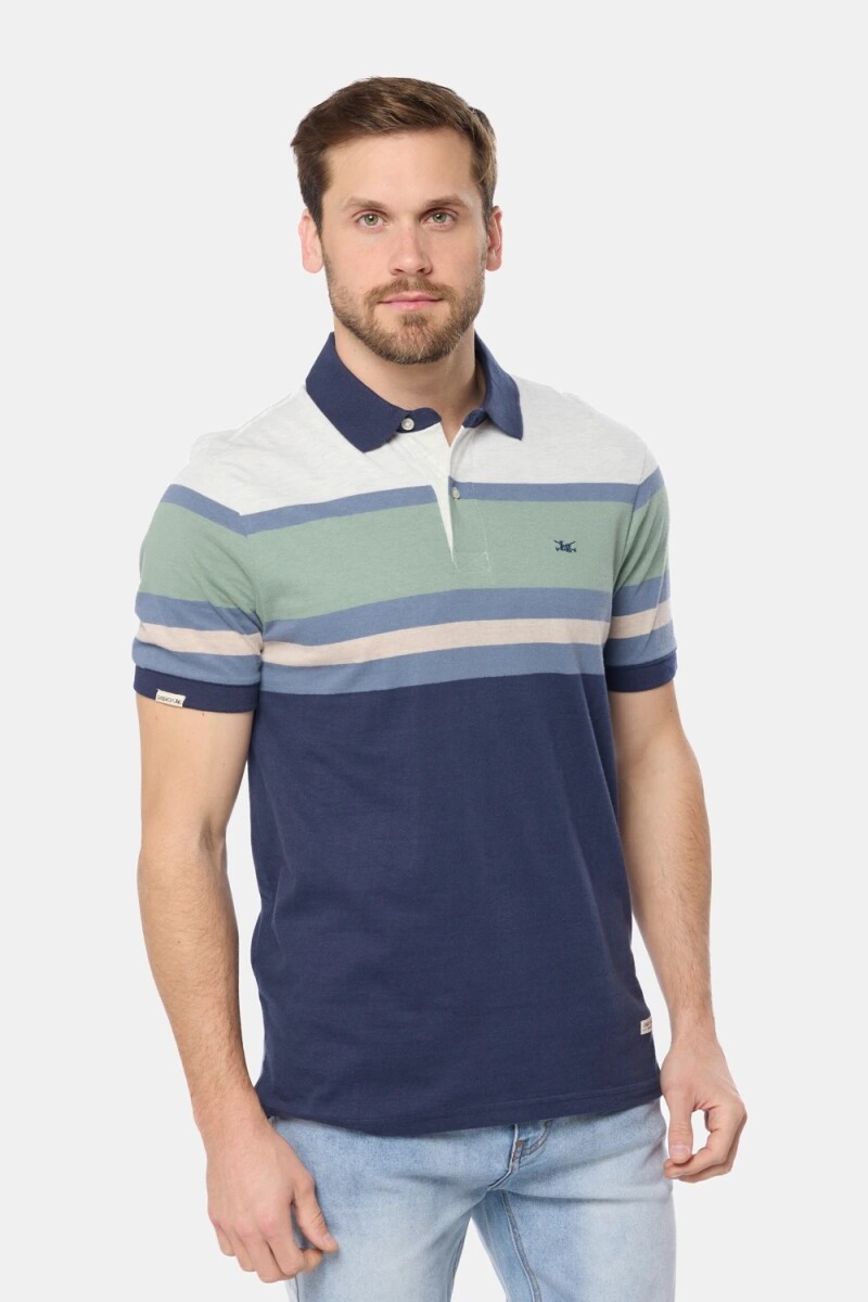 REMERA LEGACY 6028 - AZUL VERDE 