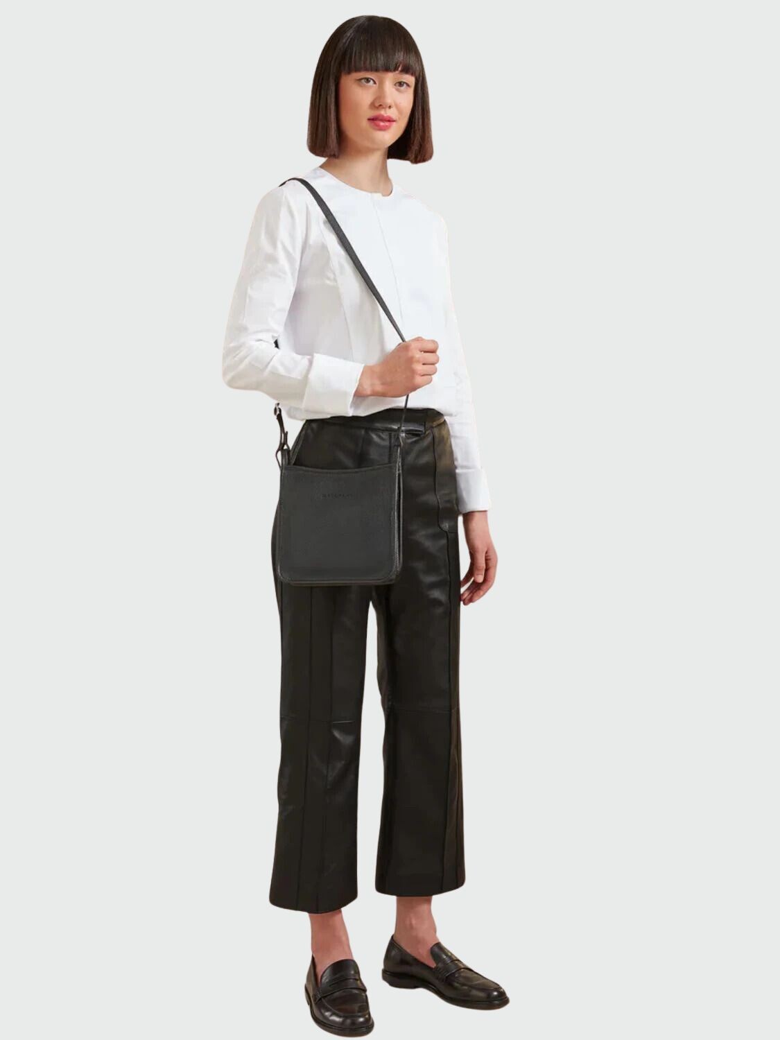 Longchamp -CROSSBODY LE FOULONNÉ S Negro