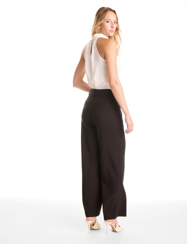 Pantalon Wide Leg NEGRO