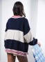 Cardigan New Glory Azul