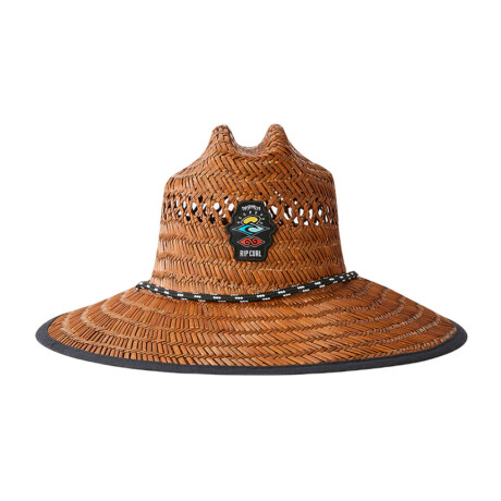 Sombrero Rip Curl Logo Straw Marrón