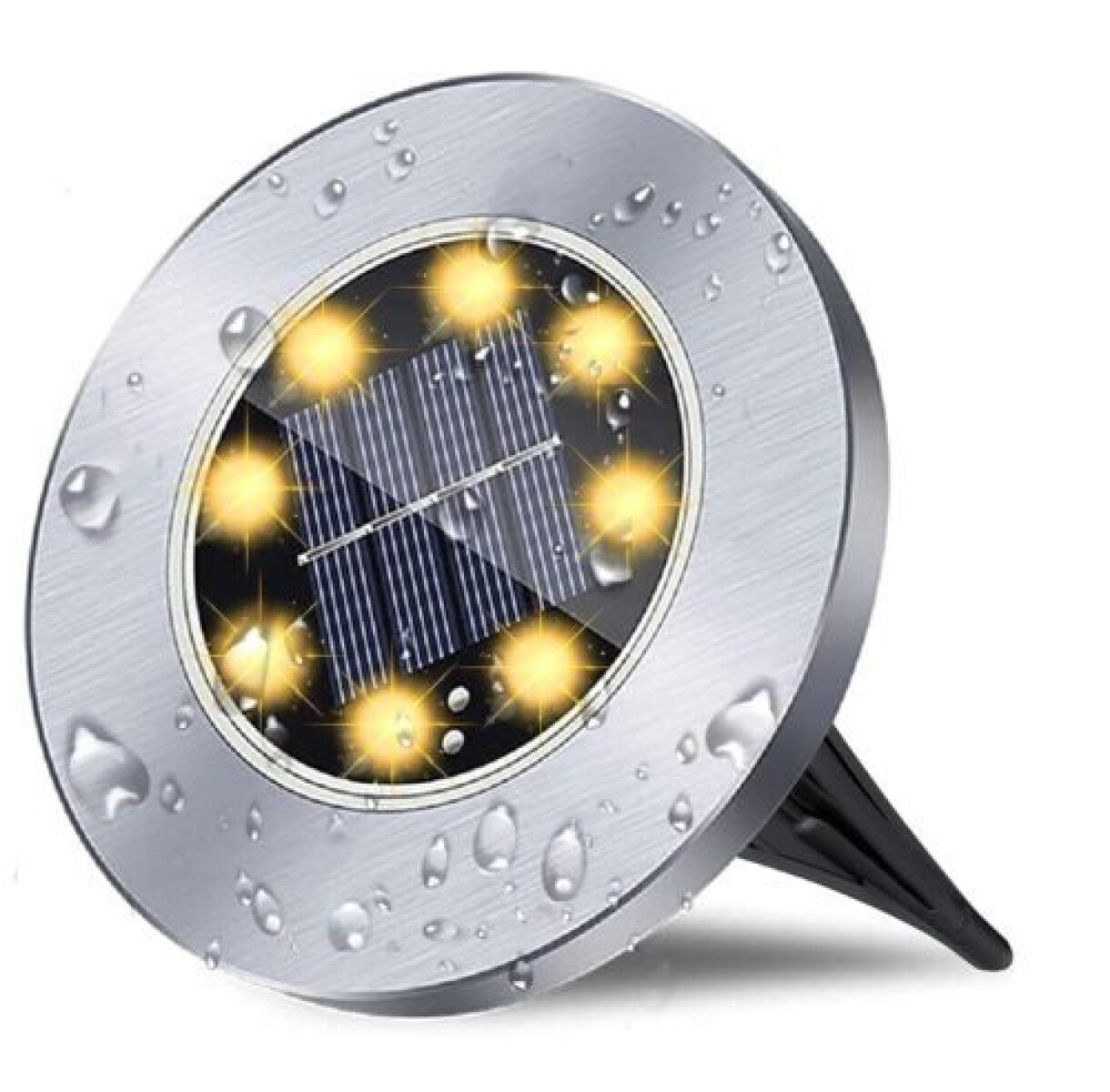 Luz Solar con Estaca 3000K Exterior x4 