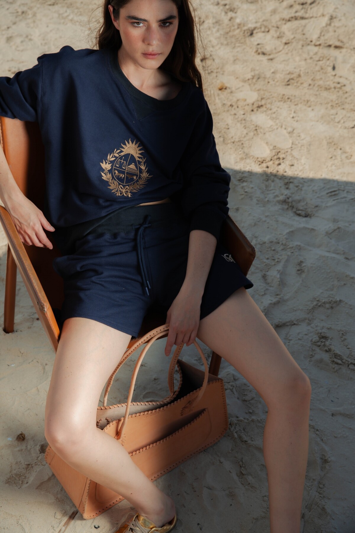 De la República Short Azul Marino