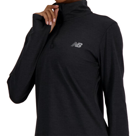 NEW BALANCE SPACE DYE QUARTER ZIP Black