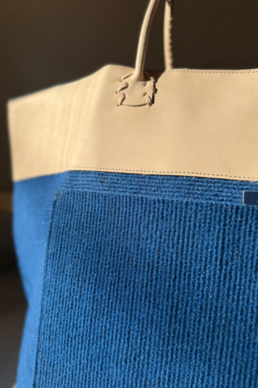 Pertutti Bag Cuero Suela Azul