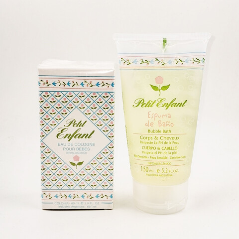 Set Petit Enfant Colonia 60 ml + Espuma de baño 150 ml Set Petit Enfant Colonia 60 ml + Espuma de baño 150 ml