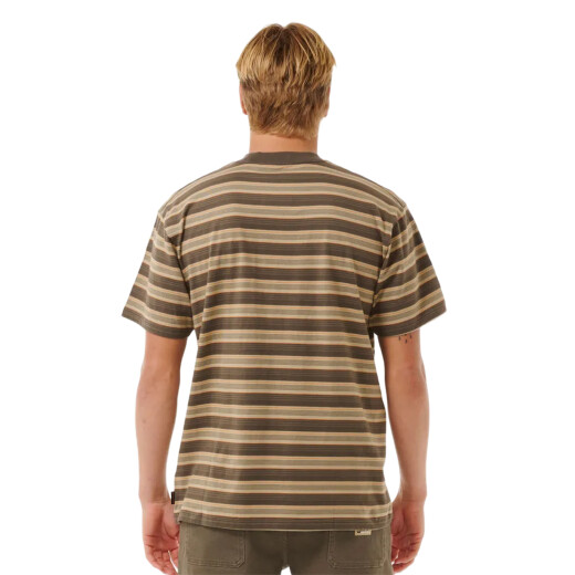 Remera Rip Curl Search Stripe Tee - Marron Remera Rip Curl Search Stripe Tee - Marron