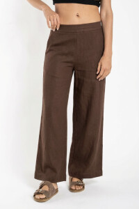 Pantalón Lino Cafe
