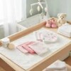 Set babitas hudson baby quilted rosado