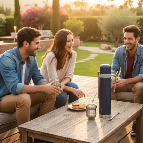 Set Comet Ac.Inox Termo 750ml +mate 140ml +bombilla regalo Plateado