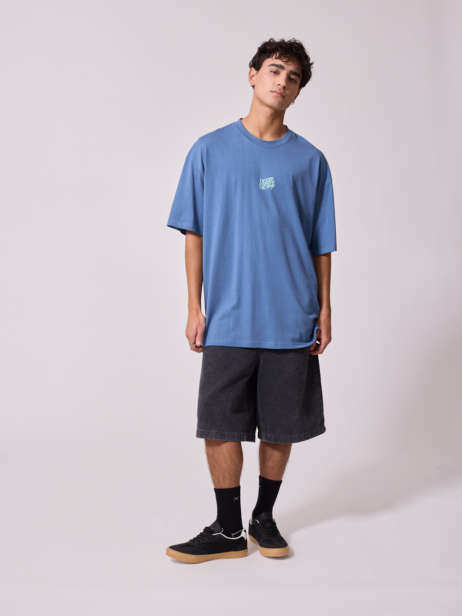 T-SHIRT TULAN DIXIE Azul Piedra