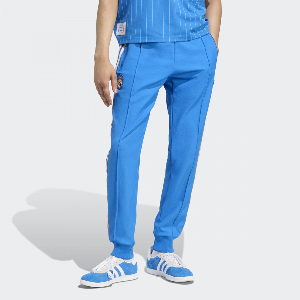 Pantalón Adidas Real Madrid Terrace Icons - Azul 