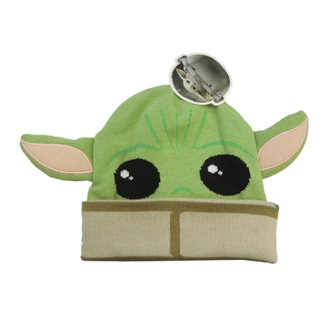 Gorro de Lana Infantil Baby Yoda con Forma Oficial U