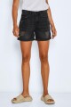 Short Miley Con Roturas Black Denim