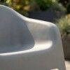 Silla Plastico Skarpo Jardin Liso Gris
