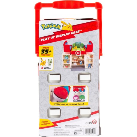 Play Set Pokemon Caja de Almacenimiento con Arena ROJO