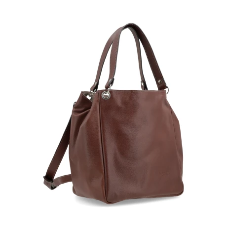 CARTERAS VENET - CUERO ZAPIN MARRON