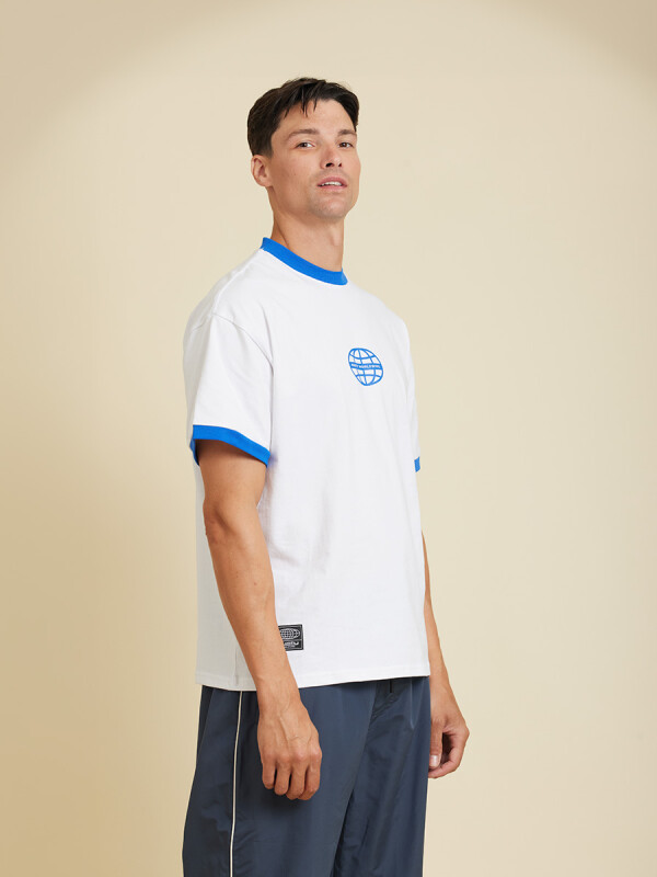 T-SHIRT RUNEL RUSTY Blanco