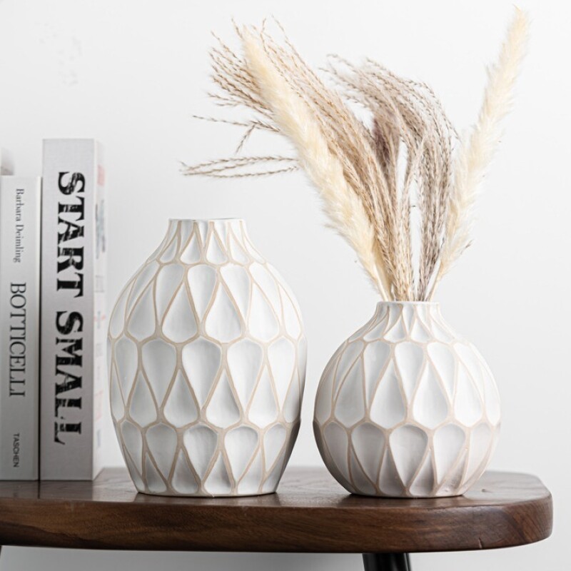 FLORERO CERÁMICA GOTA BEIGE FLORERO CERÁMICA GOTA BEIGE