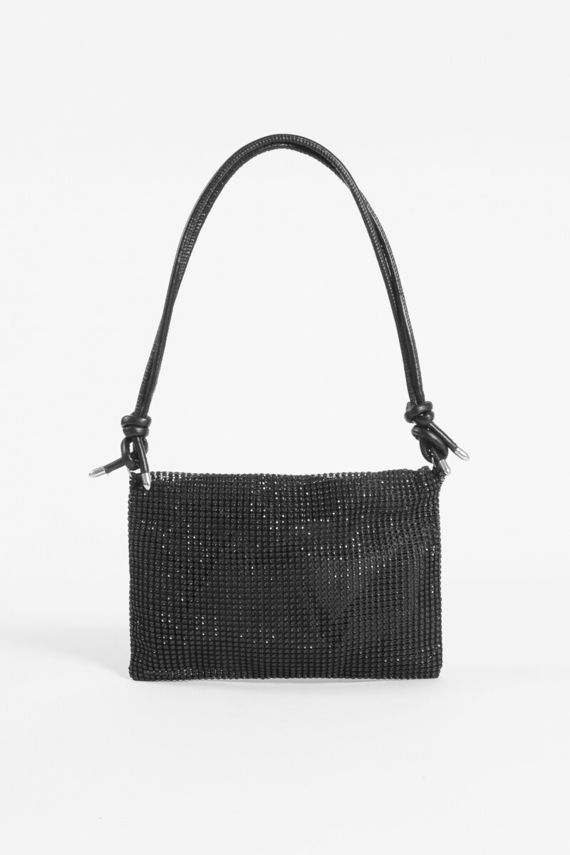 Cartera fiesta nudo negro